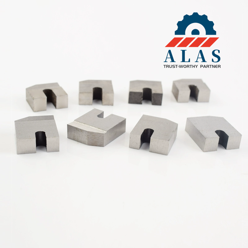 4-sided indexable rebar stripping knives showing back slot details