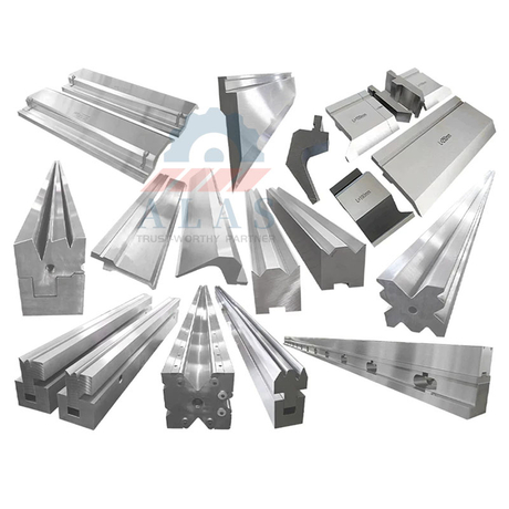 Comprehensive catalog of ALAS press brake top punches and multi-V dies