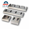 replacement granulator blade set including U-notch counter bed knives and short dynamic fly blade blocks