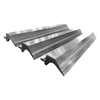 ALAS Euro style gooseneck press brake upper punches on isolated white background