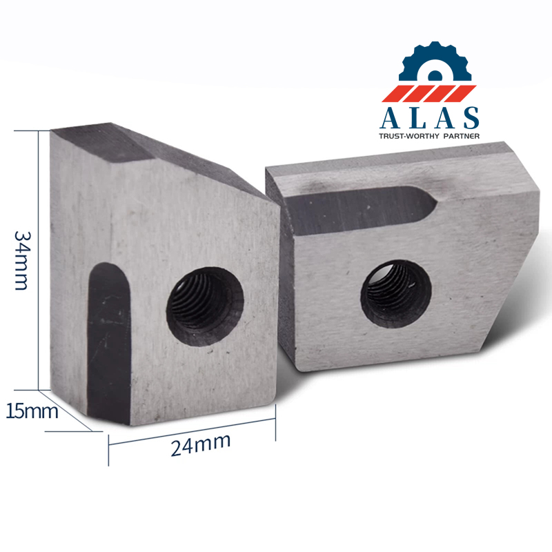 Generational tooling variance verification with 24mm width metrics for CNC wire stirrup bender knives