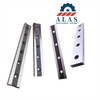 Specialized rectangular tool steel blades ground for high-tensile stainless steel cutting.